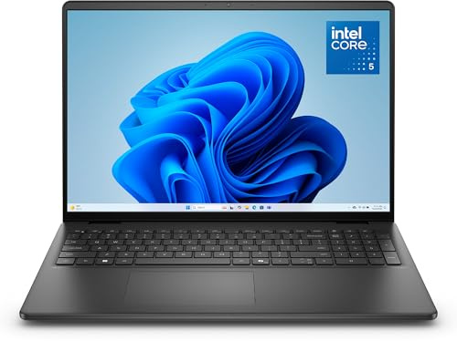 Dell 16 Ordinateur Portable DC16250, 2K, Intel Core 5 120U, Windows 11 Home | 16'' 2K écran antireflet 300 nits, Intel UHD Graphics, Windows 11 Home, Wi‑Fi 6 (Chargeur Vendu séparément)