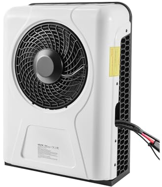 VEVOR Climatiseur Split pour Camping-car, Climatiseur de Stationnement, 12 V 10000 BTU, Débit d'Air de 400 m³/h, Système de Climatisation pour Camion, Semi-remorque, Caravane, Fonction Refroidissement