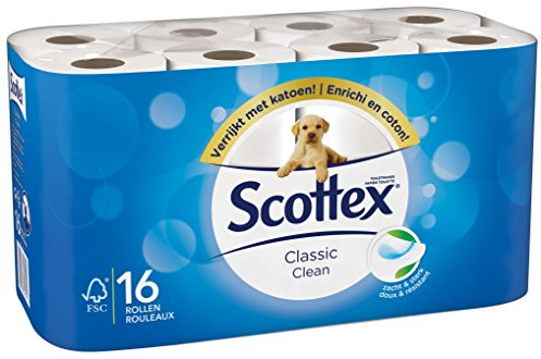 SCOTTEX Toilettenpapier x 16 Rollen