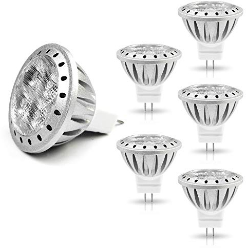 ALIDE MR11 GU4 Led Bulbs,Replace 20W 35W Halogen Equivalent,2700K Soft Warm White,12V MR11 LED 3W Low Voltage Bulb Spotlight for Outdoor Landscape Track Lighting,Not Dimmable,250lm,30 Deg,6 Pack