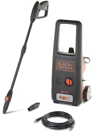BLACK+DECKER Idropulitrice ad Alta Pressione BXPW1500E (1500 W, 120 bar, 390 l/h)