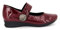Hirica, Damen Ballerinas, Rot - Bordeaux - Größe: 41 EU