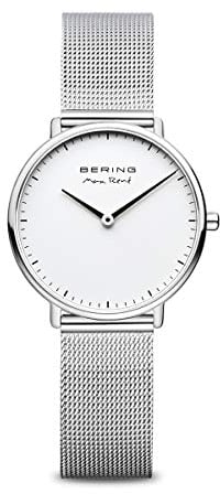 BERING Damen Uhr Quarz Movement - Max René Collection mit Edelstahl und Saphirglas 15730-004 - 3 ATM