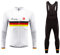 Uglyfrog Herren Radtrikot Set mit Fleecefutter Winddichte Warm Fahrradbekleidung Langarm MTB Fahrradjacke & Radlerhose für Herbst Winter