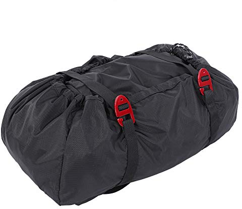 JULYKAI Schultergurt-Seil-Kit-Tasche , Klettertasche , Falten für den Außenbereich zum Platzieren von Kletterseilen(Black)