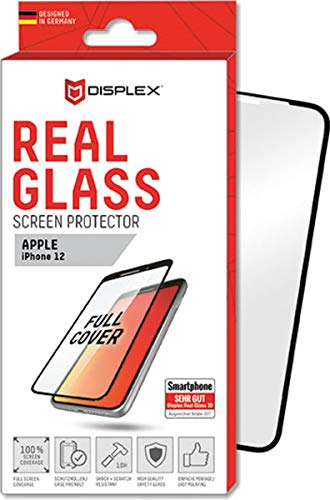 Displex Cristal Protector de Pantalla Real Glass 3D para Apple iPhone 12 Mini (5,4 Pulgadas)
