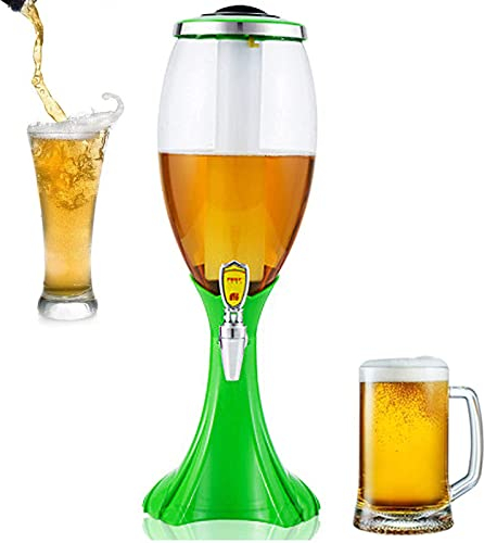 Distributeur de Bière, Capacité 3 Litres Distributeur de Bière Girafe pour Bière, Boisson, Distributeur