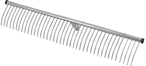 Rekord Rasenrechen (Stahl, pulverbeschichtet) - Arbeitsbreite: 70 cm - ohne Stiel, Laubrechen, Bügelrechen, Rechen, Harke, Gartenwerkzeug, Rake, Gartenrechen, Heurechen