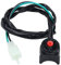 AUTOZOCO Interruptor de Control para Moto, Apto para Manillar de 22 mm, Longitud Cable 60 cm, Tipo: ON-ON-OFF