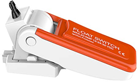 Bilgepumpen Schwimmerschalter, 12V/24V Automatische Bilgepumpen Schalter mit feuchtigkeitsdichten Dichtungen Zündgeschützter für Boot Yacht Caravan Camping Marine Angeln Wasserpumpe