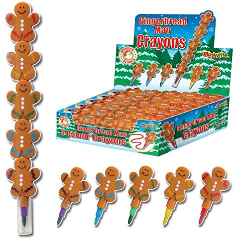 Playwrite Gingerbread Man Swap Point Crayon 13cm (12 Pack)