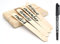 KINGLAKE 50Pcs Wooden Plant Labels with a Marker Pen, Wooden Plant Markers Sign Garden Labels Tags for Potted Plants Herb Seed Vegetable Flowers (15x1.6cm)