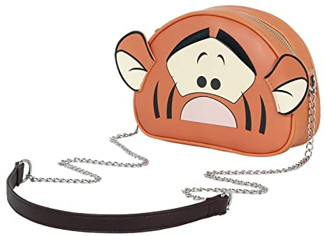 Winnie Puuh Tiger Face-Heady Schultertasche, Orange