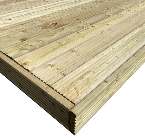 Atlantic Timber Wooden Timber Decking Kit (2.4m x 2.4m (100mm Decking))