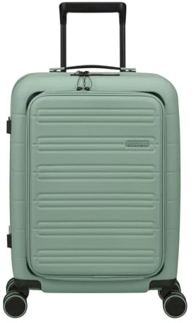 American Tourister Novastream Spinner 55/20 TSA Smart Trolley Nomad Green
