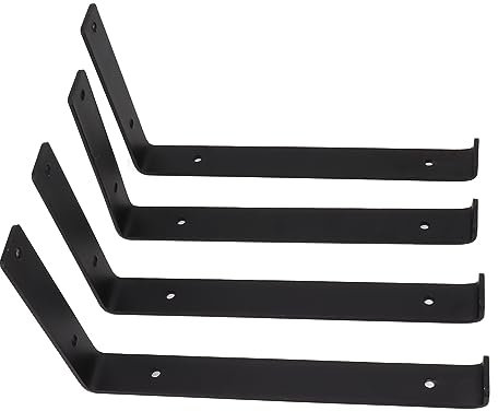 WINH Supports d'étagère en L, 4 Supports en L Haute Résistance, Largement Utilisés pour la Cuisine (20 cm)