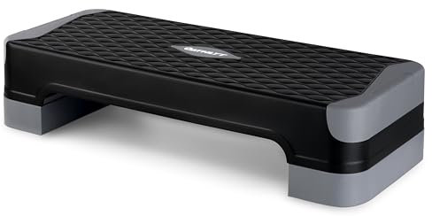 Athlyt Multifunktion Aerobic Stepper, 80 cm, Schwarz