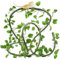 QUOZUO Reptile Tank Accessories Plants Vines and Flexible Artificial Leaves with Suction Cups, Crested Gecko Tank Accessories Long Vines Reptile Hide for Climbing, Chameleon, Lizards