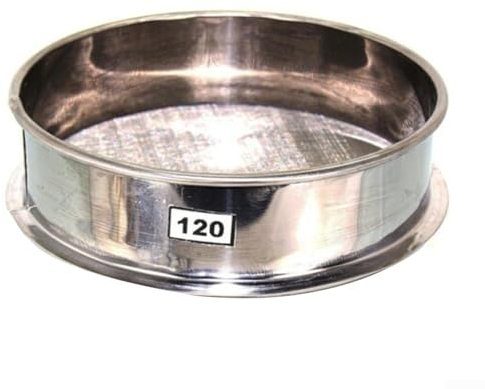 YUANGANG Flour Mesh Strainer, Sieve Strainer Stainless Steel Net Fine Mesh Strainers Kitchen Sieves Cooking For Flour Baking(120#)