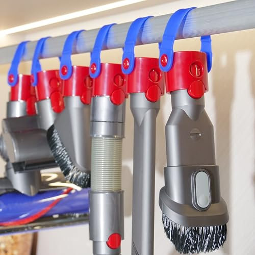 8PCs Accessory Hangers, compatible with Dyson Attachments V7, V8, V10, V11, V15 Vacuum Cordless Cleaners Accessories, Storage Tool Replacement, Holders for Dyson Accessory (Accessories NOT Included)