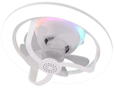 ZBIianxer Amplificador de flujo de aire de fragancia 3 en 1 con ventilador de techo giratorio y ajuste de luz ajustable para relajarse en casa y dormir tranquilizador