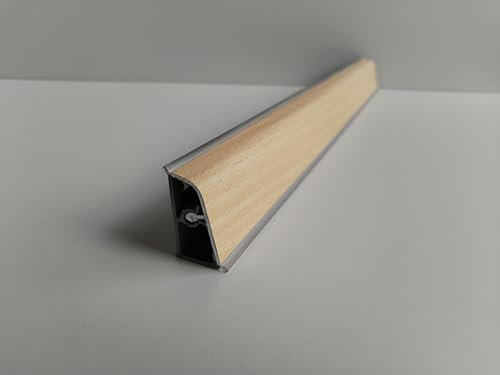 Generico Alzatina per Piani da Cucina in PVC, spalletta per Top con la seguente Misura= 280 cm Compresa di angoli e finali. (1, Faggio)