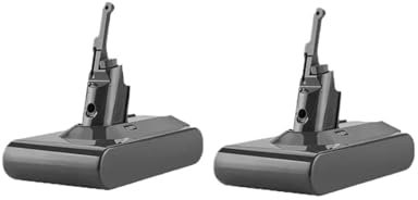 CEPAIXN Ersatzakku Li-Ion. Kompatibel Mit Dyson V8 V8 Absolute V8 Fluffy SV10 Kabelloser Staubsauger(12800mAh 2pcs)