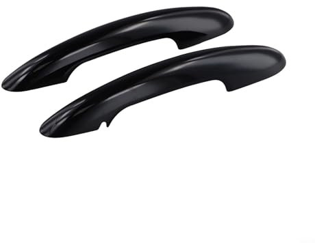 babominimer Lot de 2 garnitures de poignée de porte pour Mini Cooper, accessoire extérieur en plastique noir brillant pour modèles F54/F55/F56/F57/F60 modèles 2014-2023