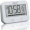 ALEENFOON Digital Bathroom Clock, IP54 Waterproof Shower Clock with Temperature & Humidity, 99 Minutes Countdown Timer with Alarm, Large LCD Timer with 2 Sticky Hooks and 2 Suction Cups