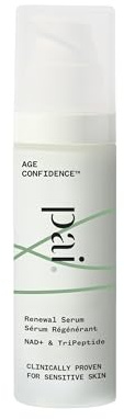 Pai Skincare Age Confidence Renewal Face Serum 30ml, with TriPeptides, NAD+ & Hyaluronic Acid, Hydrating Serum for Sensitive Skin, Firms, Smooths & Reduces Wrinkle Depth, Vegan & Cruelty-Free Skincare