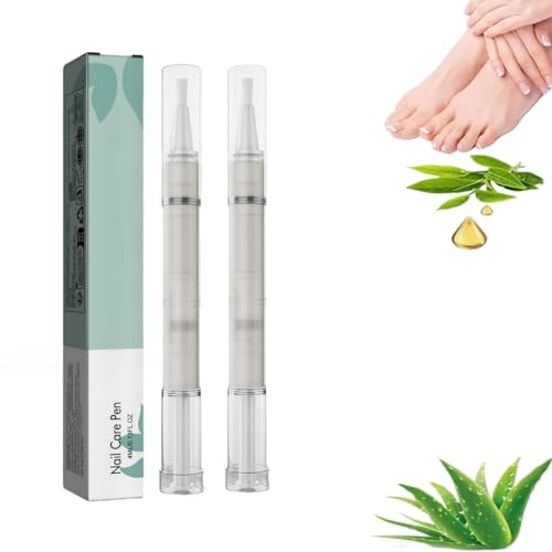Neksong Nail Fungus Pen Nail Care Pen Fungal Nail Toenail Repair Serum with Natural Ingredients for Fungal Nail Care & Strengthening Effective Solution for Damaged(2PCS)