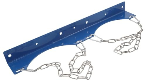 PLAFOPE Support Mural Double Position 40l pour Bouteilles de Gaz en Acier Inoxydable et Ancre de Sécurité pour Atelier et Hôpital