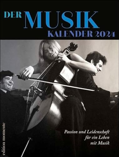 Der Musik Kalender Edition Momente Wochenkalender 2024. 52 beeindruckende Künstler und Künstlerinnen der Musikgeschichte. Wandkalender mit Spiralbindung für Musikliebhaber