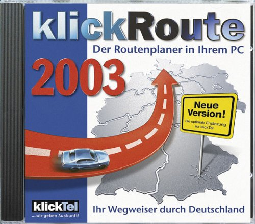 klickRoute 2003: Der Routenplaner in Ihrem PC
