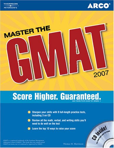 Master the GMAT, 2007/e, w/CD