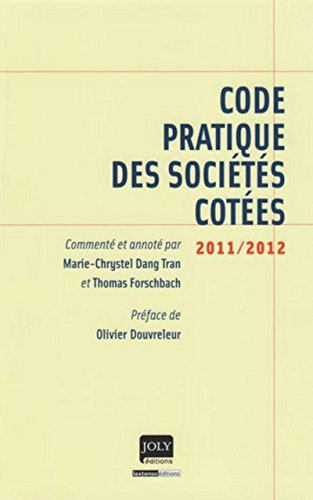 Code pratique des sociétés cotées-2ème édition