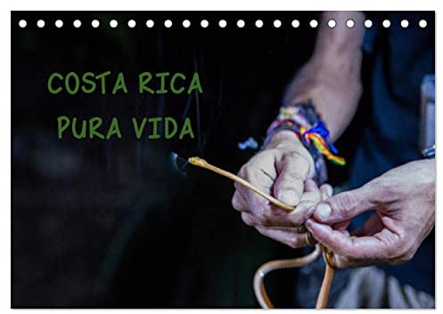 COSTA RICA - PURA VIDA (Tischkalender 2025 DIN A5 quer), CALVENDO Monatskalender