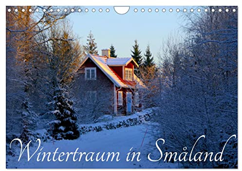 Wintertraum in Smaland (Wandkalender 2026 DIN A4 quer), CALVENDO Monatskalender: Der Winter in Südschweden ist traumhaft! (CALVENDO Orte)