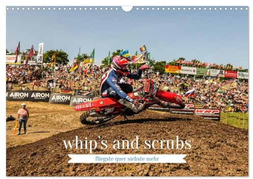 whip`s and scrub`s 2026 (Wandkalender 2026 DIN A3 quer), CALVENDO Monatskalender: fliegste quer siehste mehr (CALVENDO Sport)