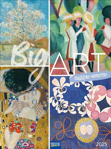 Big ART 2025: Großer Kunstkalender mit extragroßen Bildern. Edler Wandkalender mit Werken des Impressionismus und Klassischer Moderne. Kunst Gallery Format: 48x64 cm