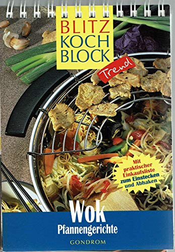 Blitzkochblock. Wok Pfannengerichte