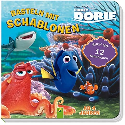 Findet Dorie - Basteln mit Schablonen: Buch mit 12 Schablonen