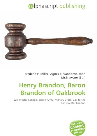 Henry Brandon, Baron Brandon of Oakbrook: Winchester College, British Army, Military Cross, Call to the Bar, Greater London