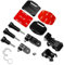 OcioDual Pegatina Soporte Casco Bici Moto Camara Accesorios para GoPr Hero 8 7 6 5 4 3 HD Black SJCAM 4000 Xiaomi Yi 4K Set Kit