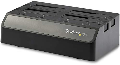 StarTech.com 4 Schacht SATA Festplatten Dockingstation - Für 2,5/3,5 SSD / HDD - USB 3.1 (10Gbit/s) - HDD Docking Station