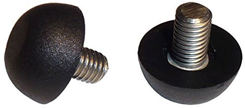 16 PCS 8mm x 1.25 M8 Adjustable Furniture Leg Leveler Replacement Outdoor Patio Stainless Steel Screw-in Leveling Feet Glides