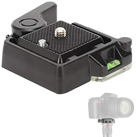Schnellwechselplatte, Universal Schnellwechsel Platinenklemme aus Aluminiumlegierung 1/4 Zoll 3/8 Zoll Halterung für Kamerastativ Kugelkopf, DSLR,Spiegellose Kamera