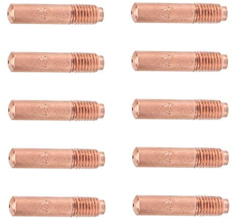 Punte Di Contatto Per Saldatura, Accessori Per Saldature, ugelli conduttivi resistenti alle alte temperature 0,9 mm Punta Guidafilo per saldatura antiossidante per saldatrice