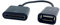 bzcemind Station d'accueil 30 broches femelle vers USB 2.0 femelle 15 cm, câble de charge de données court 30P noir et blanc, noir