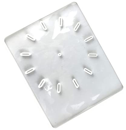 Perfeclan Uhr Silikonform, Große Uhr Harzform Runde/Quadratische Uhr Silikonharzform Wandbehang Form für Epoxid DIY Handwerk Schmuckherstellung - 28x22cm